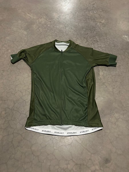 Olive Green XL Men's Black Bibs Cycling Jersey (Used)