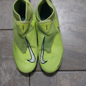 Yellow Unisex Size M 4.5 (W 5.5) Nike Phantom VSN Molded Cleats Cleats (Used)