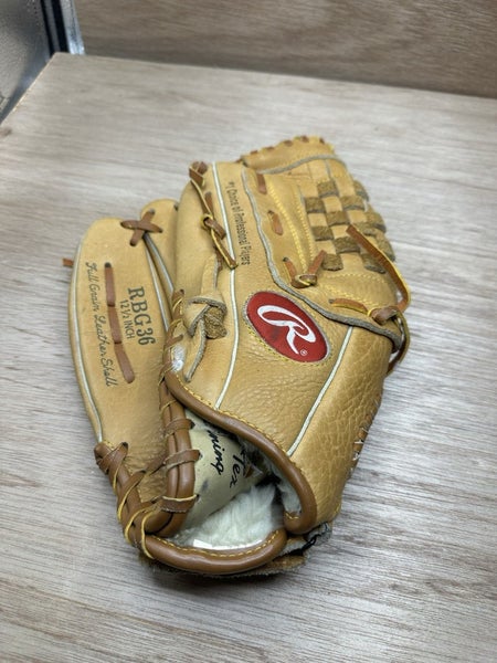 Rawlings RBG36 Ken Griffey Jr. LHT Baseball Glove 12.5 Fastback Basket-web