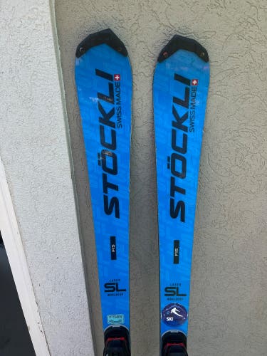 Stockli Laser SL FIS 160 cm Racing Skis (Used)