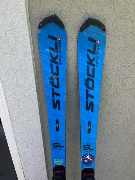 Stockli Laser SL FIS 160 cm Racing Skis (Used)