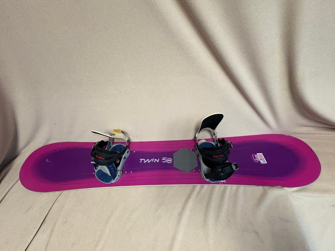 Unisex Burton Twin 58 Snowboard 155CM All Mountain With Bindings True Twin (Used)