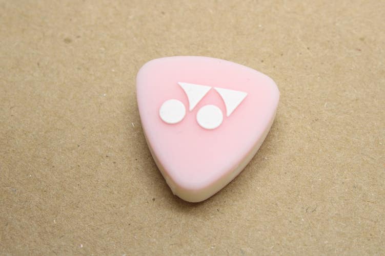 *RARE* ONE (1) YONEX "VIBRATION STOPPER" TENNIS VIBRATION DAMPENER (LIGHT PINK)