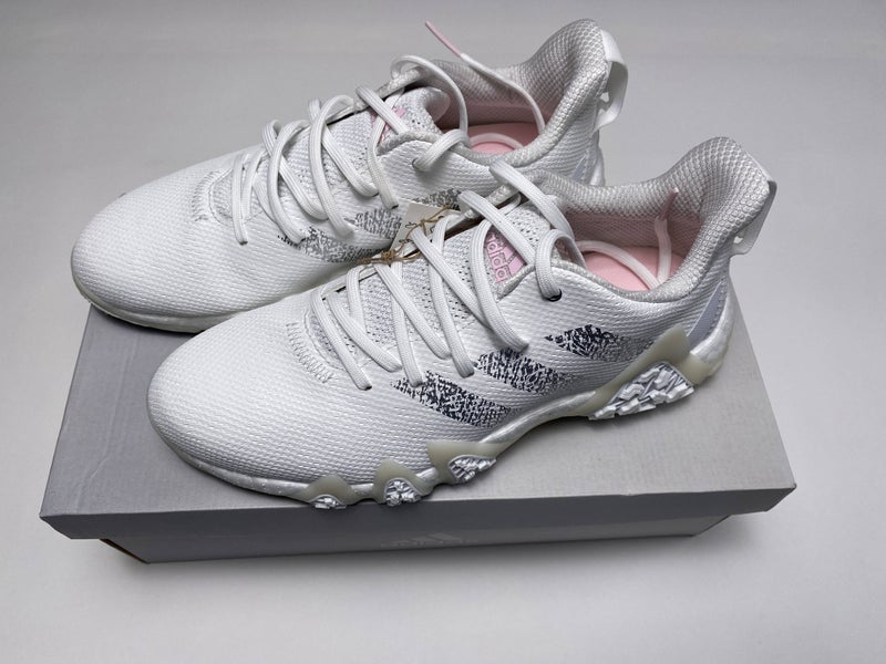 Adidas CodeChaos 22 Golf Shoes White Gray Women's SZ 11 (GX3933)