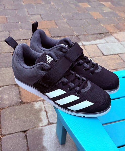 Men's Adidas Powerlift 4 Weightlifting Shoes Black/Grey US Size 11.5 Barely Used
