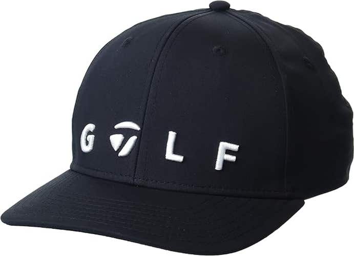 Taylor Made Lifestyle Logo Hat (Black, Adjustable) Golf Cap 2022 NEW
