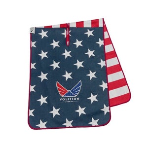 Puma X Volition Tour Microfiber Golf Towel (Stars & Stripes, 39"x 14") NEW