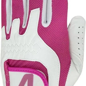 Volvik Omni Form Fit Glove (Women's, White/Hot Pink, LEFT, One Size Fit) 2023