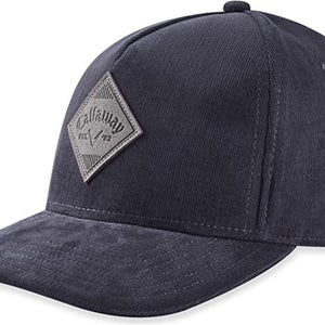 Callaway Corduroy Cap (Slate, Adjustable) 2020 Golf Hat NEW
