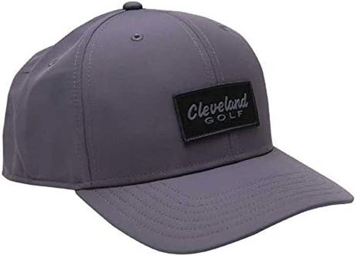 Cleveland Performance Patch Cap (Charcoal, Adjustable) Golf Hat NEW