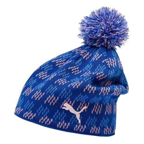 Puma PWRWARM Pom Beanie (Ladies, Dazzling Blue) 2020 NEW