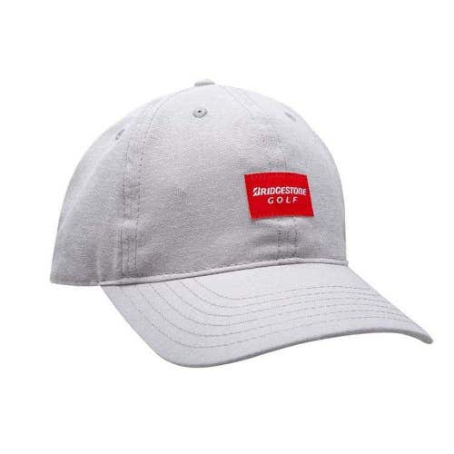 Bridgestone Ante Series Golf Hat (Grey/Red) Adjustable Cap NEW