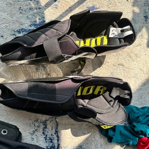 Senior Warrior Alpha DX3 16" Shin Pads (New)
