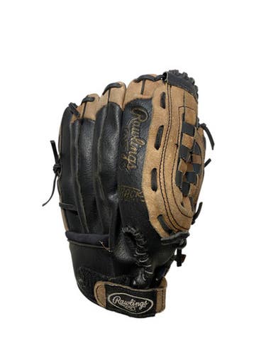 Used Rawlings THE PLAYMAKER SERIES BB/SB Glove RH Throw Black 11" 11706-S000363799