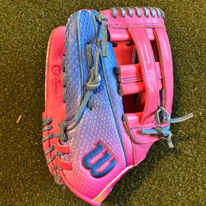 2025 Wilson A2000 LH Autism Speaks Outfield Baseball Glove 12.75" (Used)