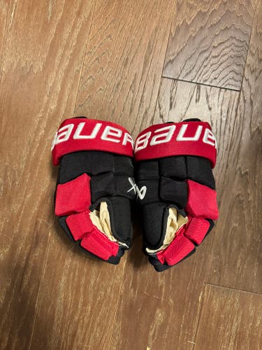 Bauer Supreme Mach Gloves 13" Pro Stock (New) Hurricanes AHO