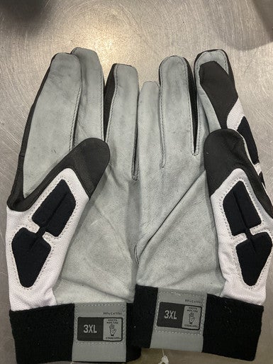 Used Nike LINEMAN GLOVES FB Gloves Black 3X 11614-S000222534