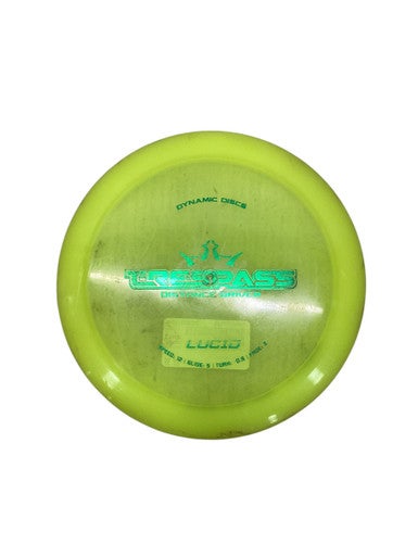 Used Dynamic Discs LUCID TRESPASS Disc Golf Driver Yellow 11347-S000256521
