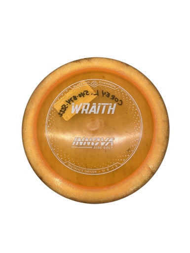 Used Innova BLIZZARD WRAITH Disc Golf Driver Orange 11347-S000256514