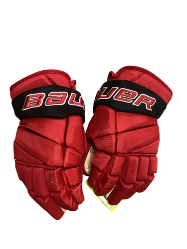 Used Bauer TEAM VAPOR PRO Senior Gloves Red 15" 11613-S000169030