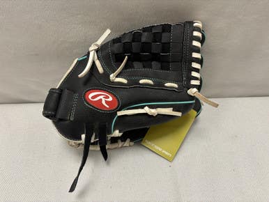 Used Rawlings FASTPITCH WFP115MT BB/SB Glove RH Throw Black 11 1/2" 11490-S000266109