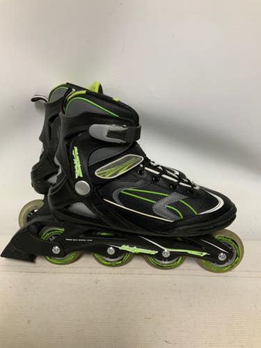 Used Rollerblade BLADERUNNER Senior Rec Fitness Skates Black Senior 9 11823-S000034637