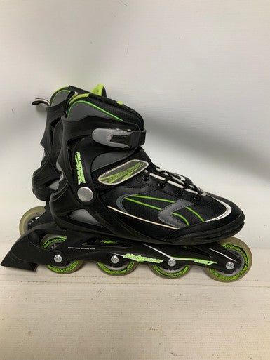 Used Rollerblade BLADERUNNER Senior Rec Fitness Skates Black Senior 9 11823-S000034637