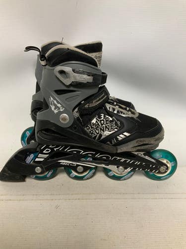 Used Bladerunner PHOENIX ADJ 5-8 Senior Rec Fitness Skates Black Adjustable 11823-S000034638