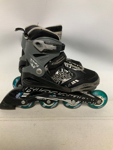 Used Bladerunner PHOENIX ADJ 5-8 Senior Rec Fitness Skates Black Adjustable 11823-S000034638