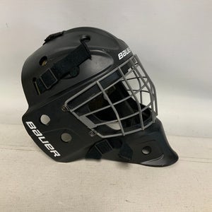 Used Bauer NME5 EXPIRED Inter Goalie Helmet/Mask Black One Size 11823-S000034624