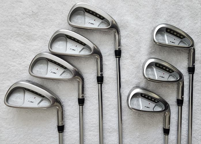 Men's TaylorMade RAC OS Iron Set (3-9 Irons, 7 clubs) RH; Steel Shafts