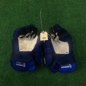 Blue Senior Warrior Covert Pro Team Gloves Game worn