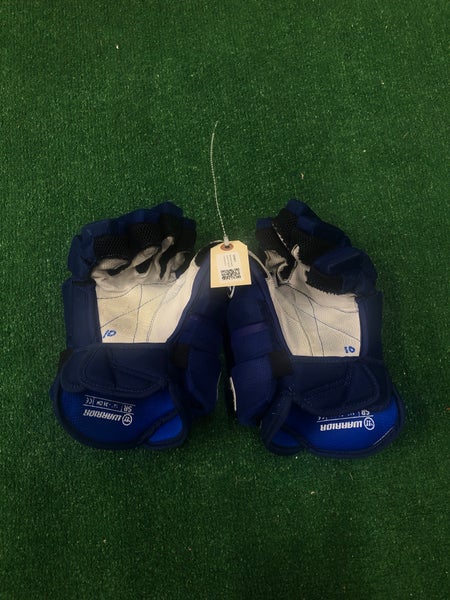 Blue Senior Warrior Covert Pro Team Gloves Game worn