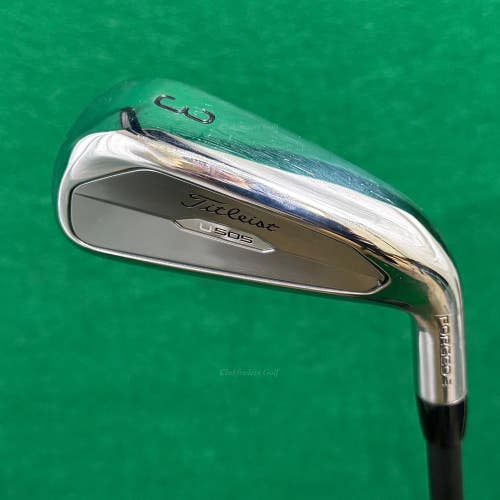Titleist U-505 Forged 2023 3 Iron Utility Mitsubishi MMT UT 80S Graphite Stiff