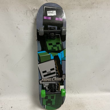 Used MINECRAFT Complete Skateboard Grey 7 3/4" 11855-S000191889