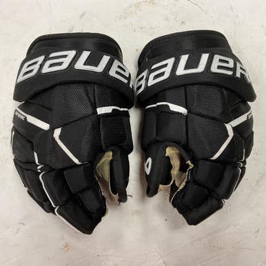 Used Bauer SUPREME M5 PRO Junior Gloves Black 12" 11855-S000191824