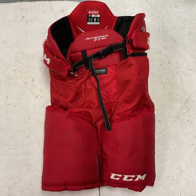Used CCM JETSPEED FT485 Junior Pant Red LG 11855-S000191823