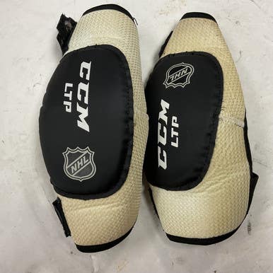 Used CCM LTP Junior Elbow Pads White And Black LG 11855-S000191812