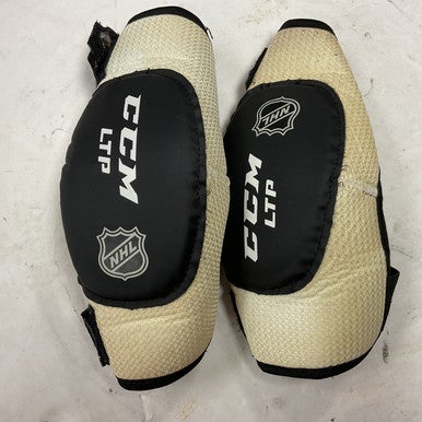 Used CCM LTP Junior Elbow Pads White And Black LG 11855-S000191812