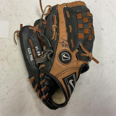 Used Nike KDR 1100 Baseball Glove LH Throw Brown And Black 11" 11855-S000191799