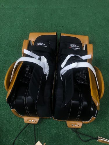 Brown 30" Intermediate True L87 Goalie Leg Pads (New)