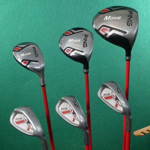 Ping Moxie G 6-Piece Complete Club Set Factory Graphite Junior w/ Headcovers