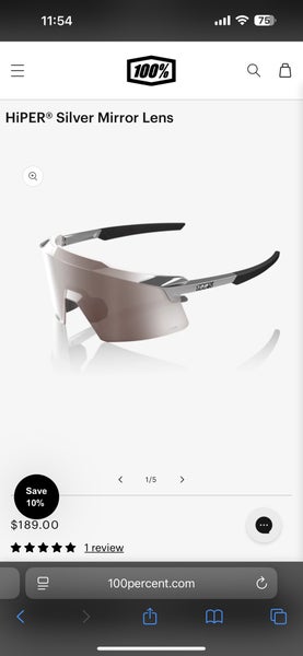 100% Sunglasses (New)