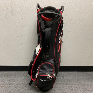 Used TOURMAX TX500 STAND BAG Mens Stand Bag Black And Red 11855-S000190025