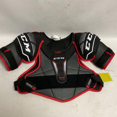 Used CCM JETSPEED EDGE Senior Shoulder Pads Black And Red XL 11855-S000191590