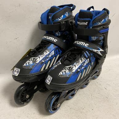 Used SOWUME INLINE SKATES Senior Rec Fitness Skates Black Adjustable 11855-S000191603