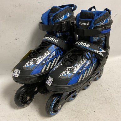Used SOWUME INLINE SKATES Senior Rec Fitness Skates Black Adjustable 11855-S000191603