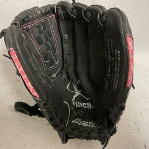 Used Mizuno GPP 1008 RH Throw Fastpitch Gloves Black And Pink 10" 11855-S000191624