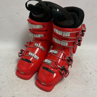 Used Atomic REDSTER JR 60 Boys DH Ski Boot Red 205 MP - J01 11855-S000191635