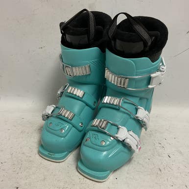 Used Tecnica JT3 PEARL Girls DH Ski Boot Carolina Blue 215 MP - J03 11855-S000191637